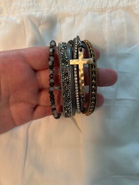 Magnetic Close Cross bracelet Altar’d State
